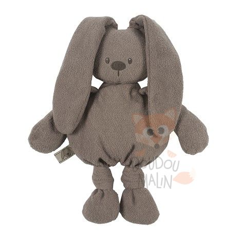  lapidou baby comforter rabbit brown grey 